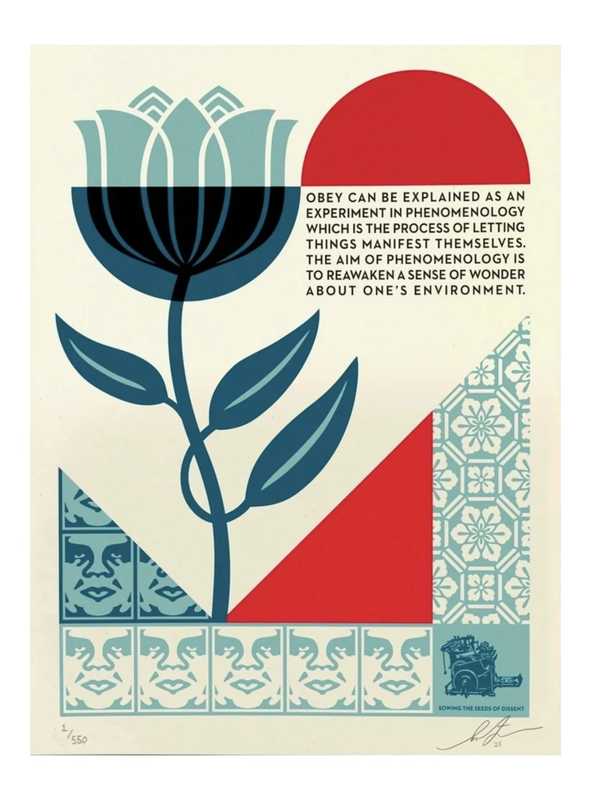 Shepard Fairey- Phenomenology in Bloom