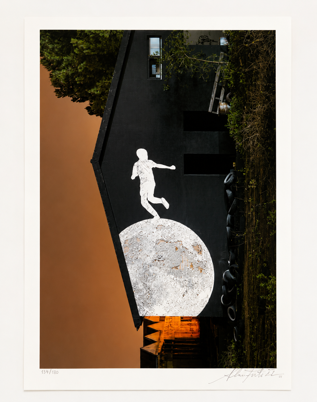 JR & Vhils (Alexandre Farto)- Les Enfants d’Ouranos – Leap, 2025