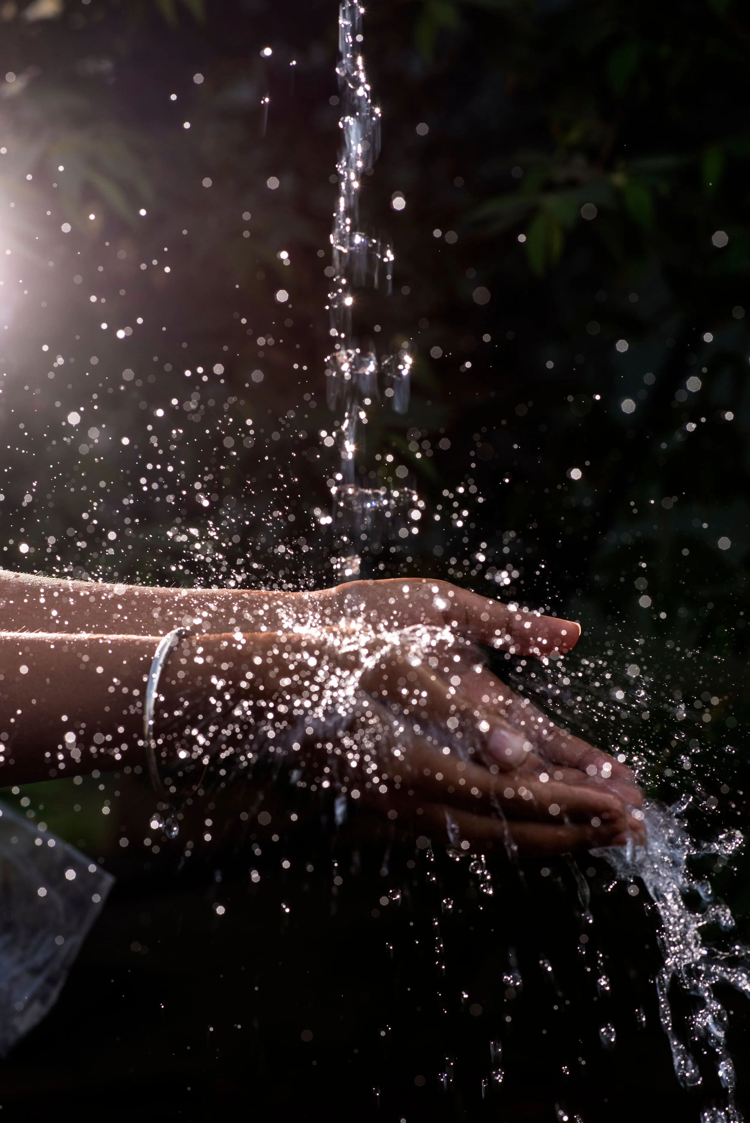 POURING FROM THE OVERFLOW