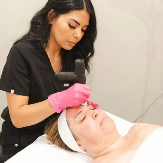 Procell Microchannelling treatment being performed  at Skin Intrinsic in Yandina.