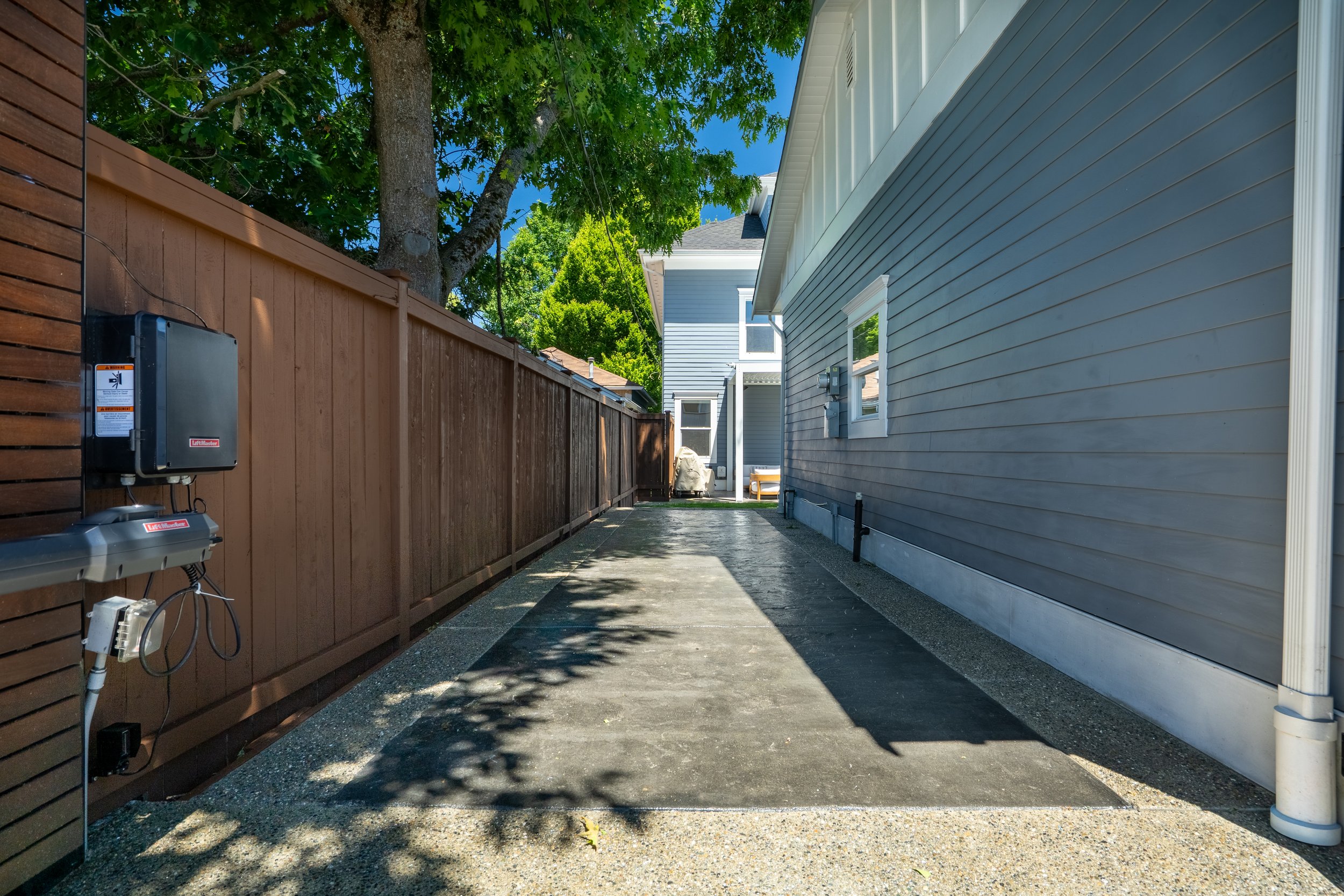 Motorized Gate for easy access.