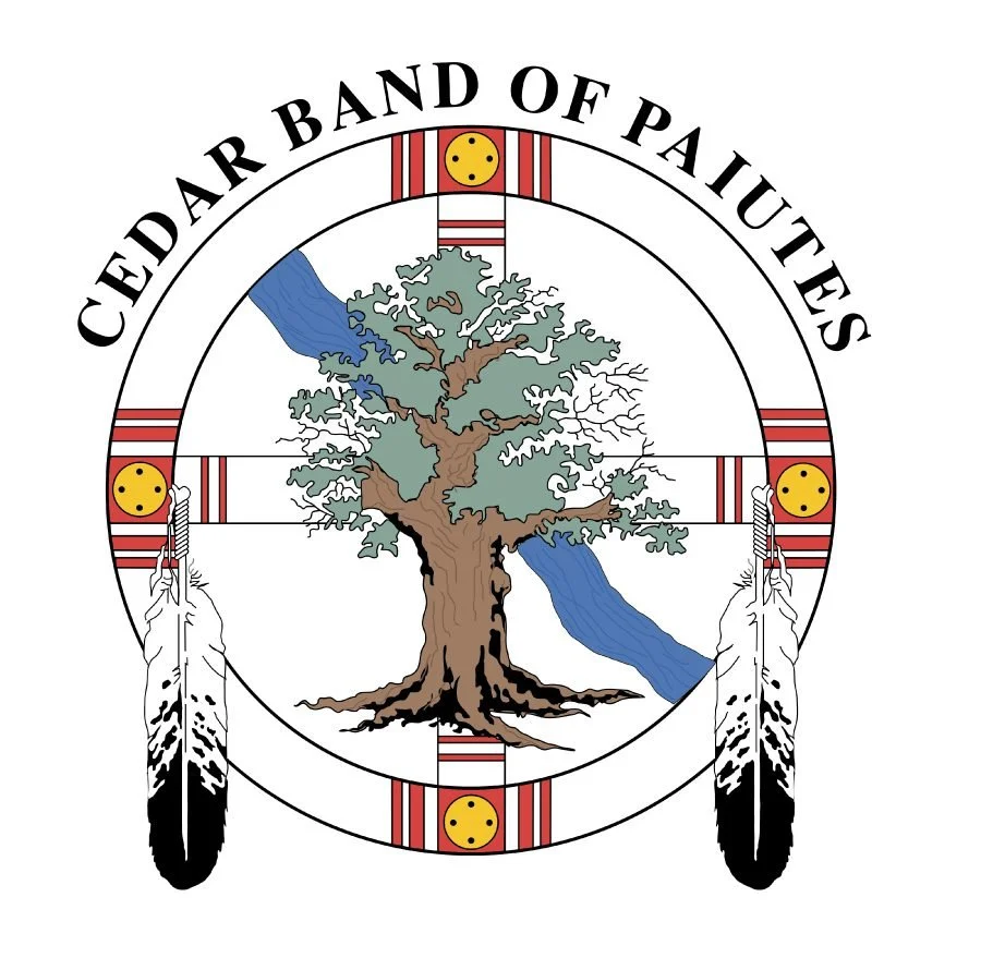 The seal of the Cedar Band of Paiutes.