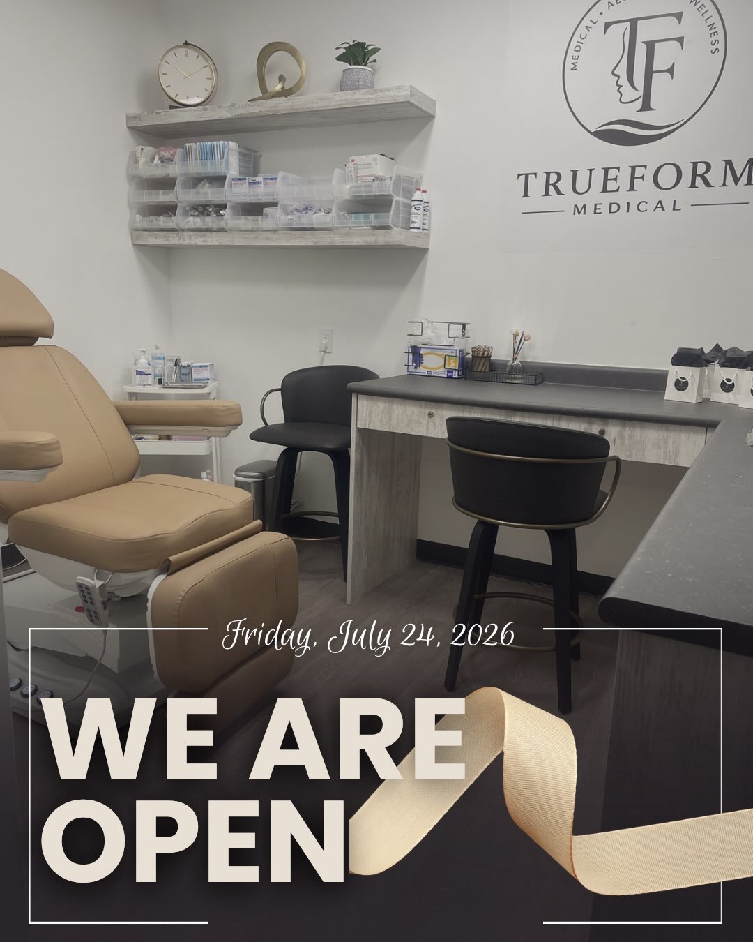 ✨ A Vision Brought to Life ✨

After months of planning, designing, and building, we&rsquo;re proud to officially open the doors to TrueForm Medical Aesthetics &amp; Wellness this Friday, July 24.

What began as a vision has become a space dedicated t