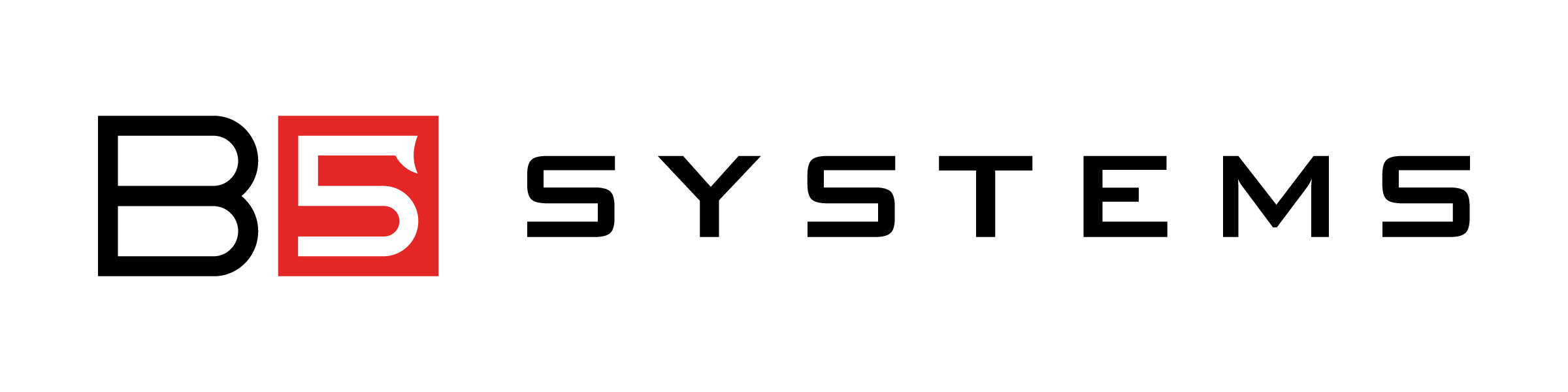B5 Systems color and stylized logo
