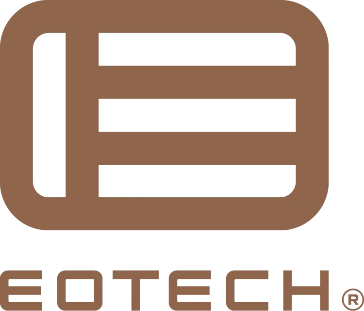 Bronze Eotech logo with 'EOTECH' beneath it