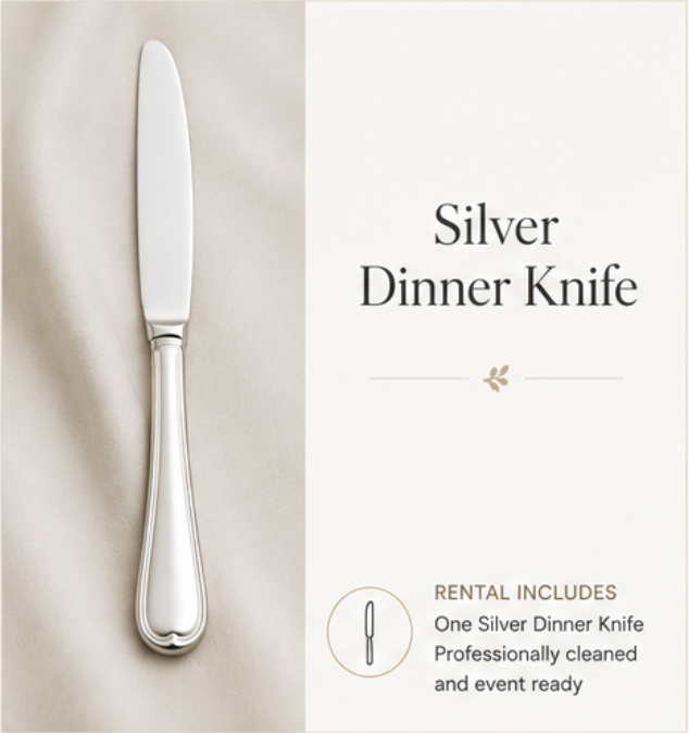 Silver Dinner Knife