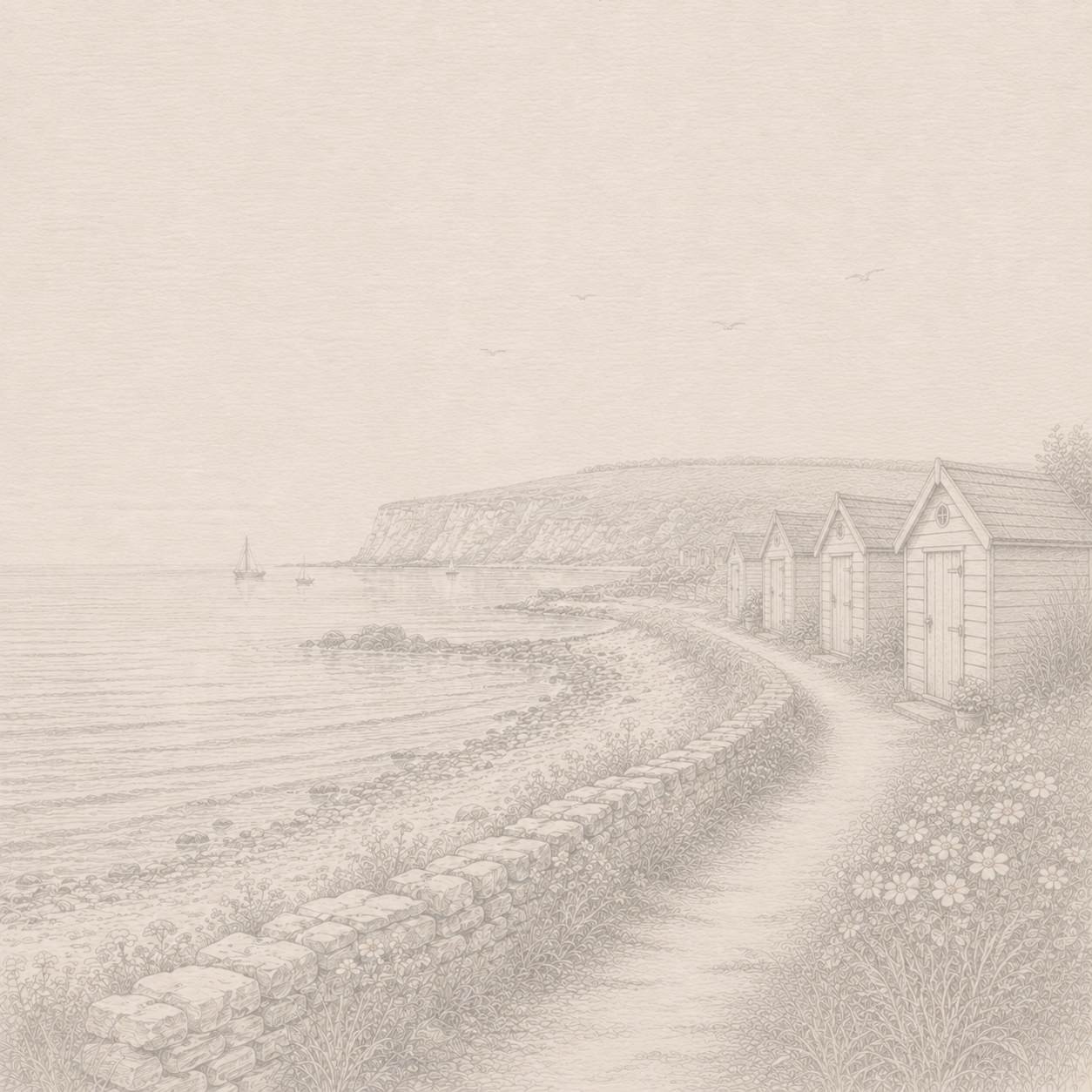 Dramatic seaside scenery, coastal paths and a traditional British seaside setting along the English coast.