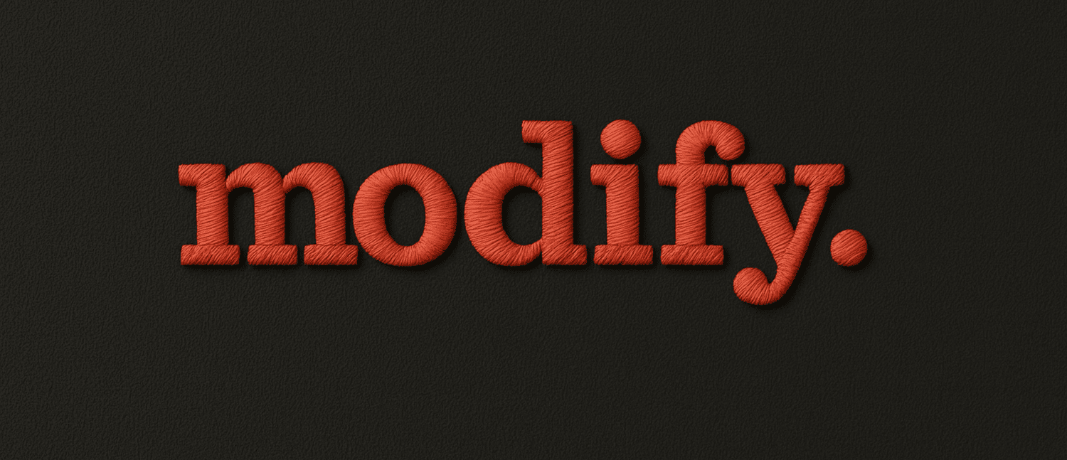 modify.