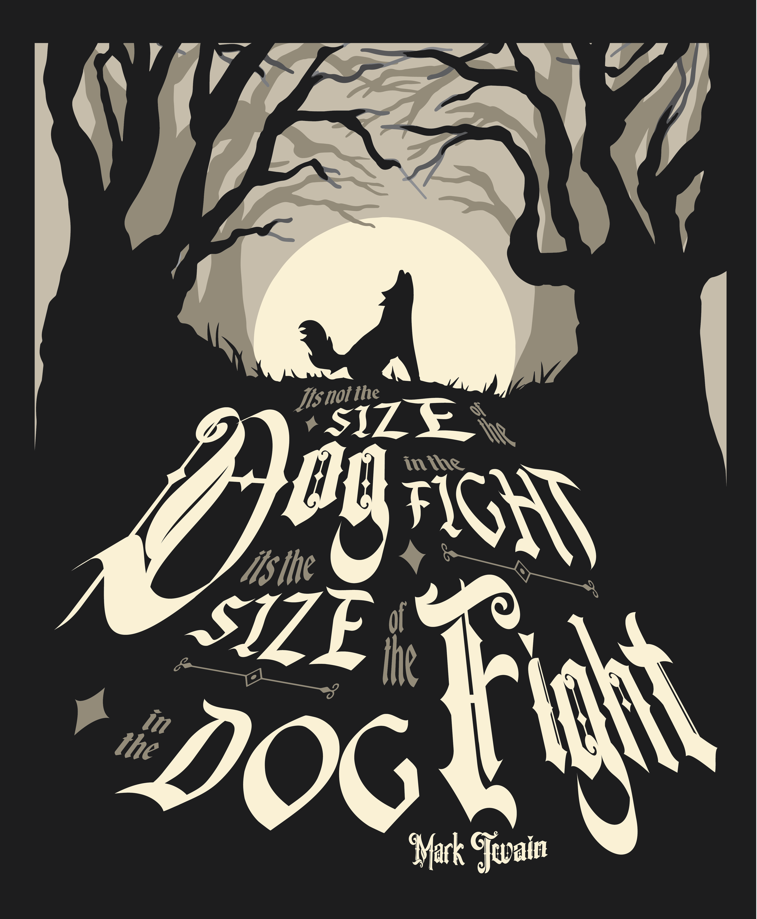 Where the Dogs Howl (Cut Paper)