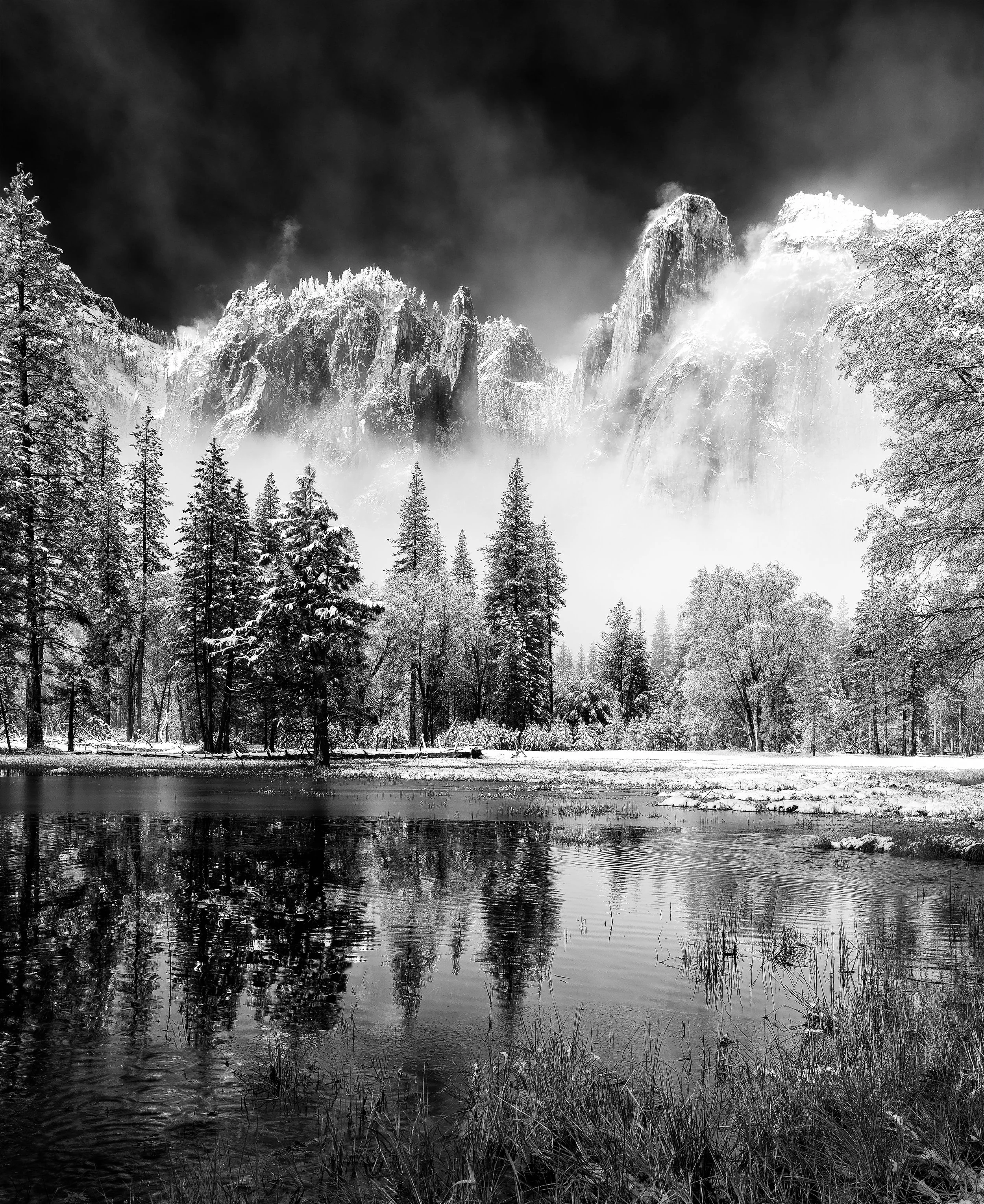 Gothic Spires - Cathedral Rocks - Yosemite National Park, CA