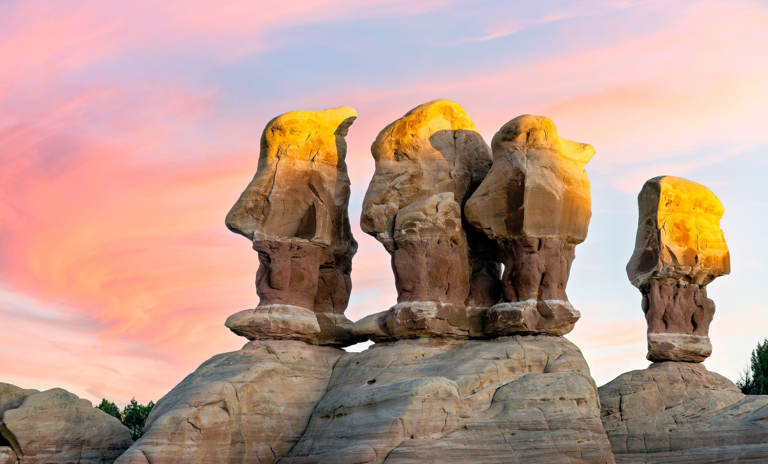 The Four Wise Men - Devils Garden - Escalante, UT