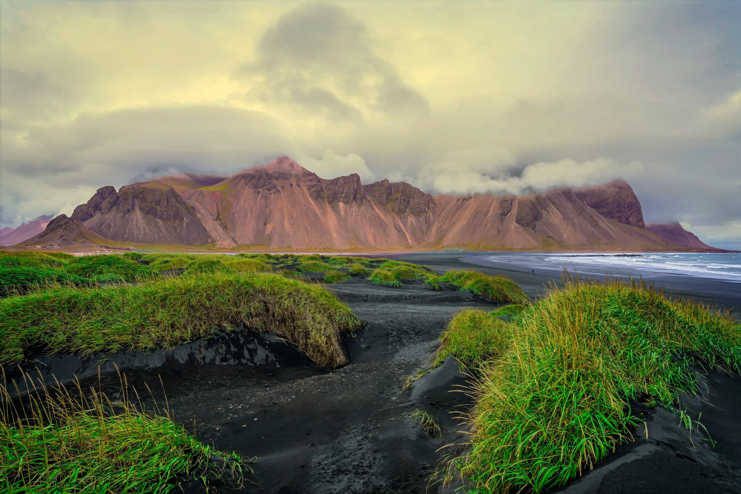 Vestrahorn Afterglow — Stokksnes Peninsula, Southeast Iceland