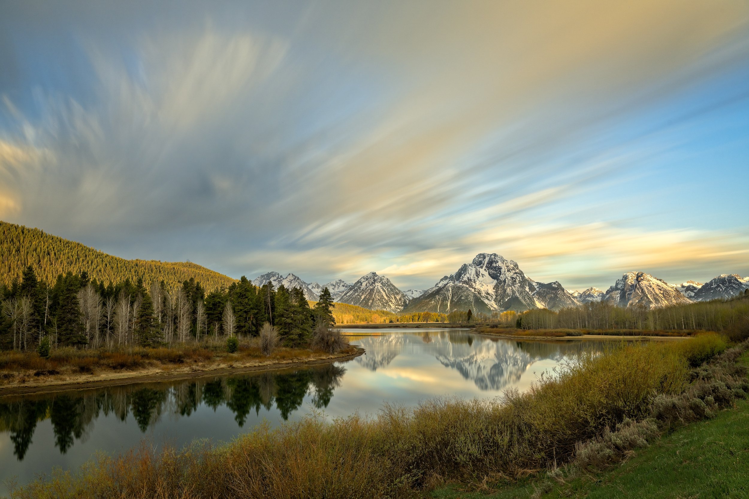 Morning Light - Grand Teton Sunset Color - Grand Teton National Park, Wyoming