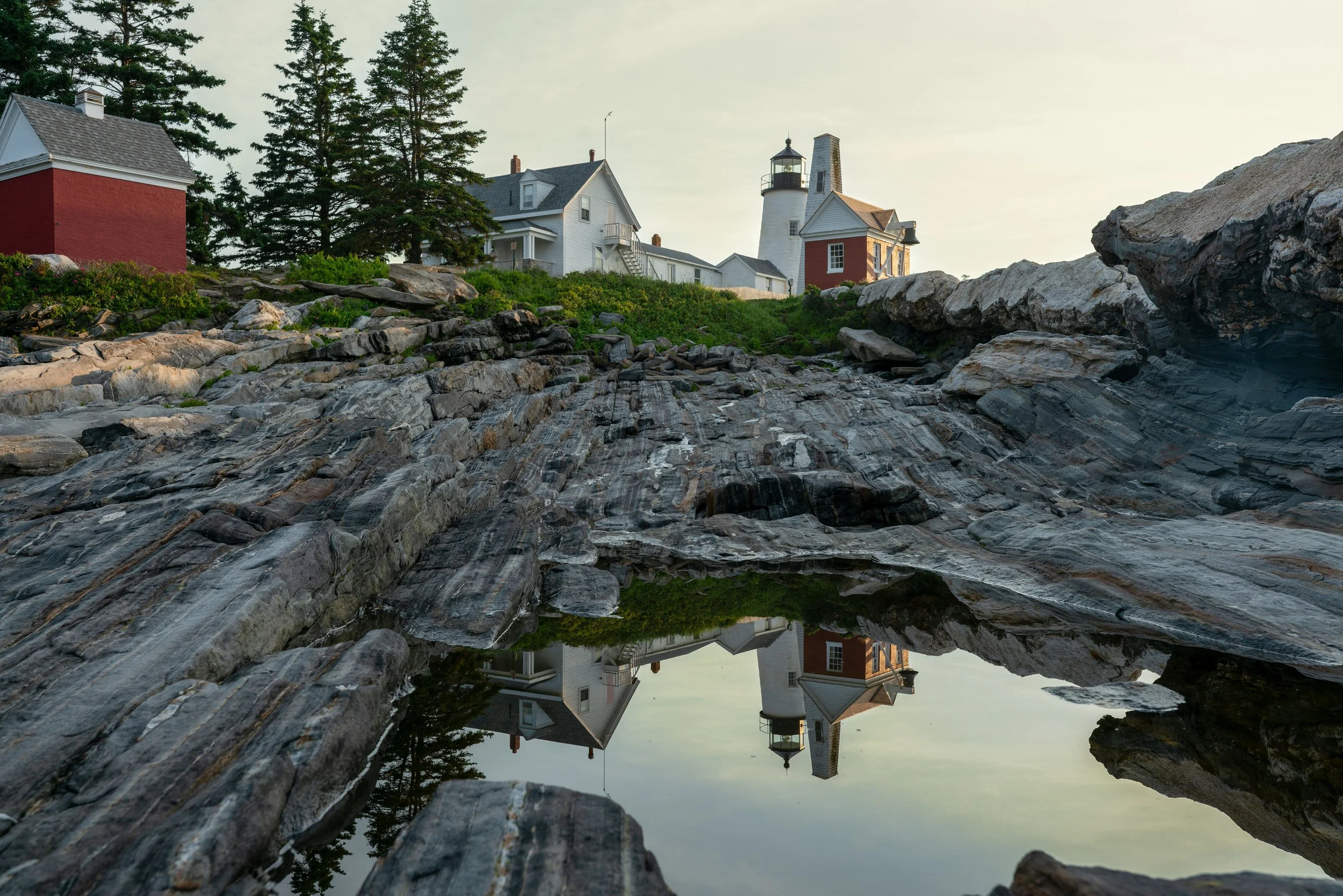 Reflections at Pemaquid — Pemaquid Point Lighthouse, ME
