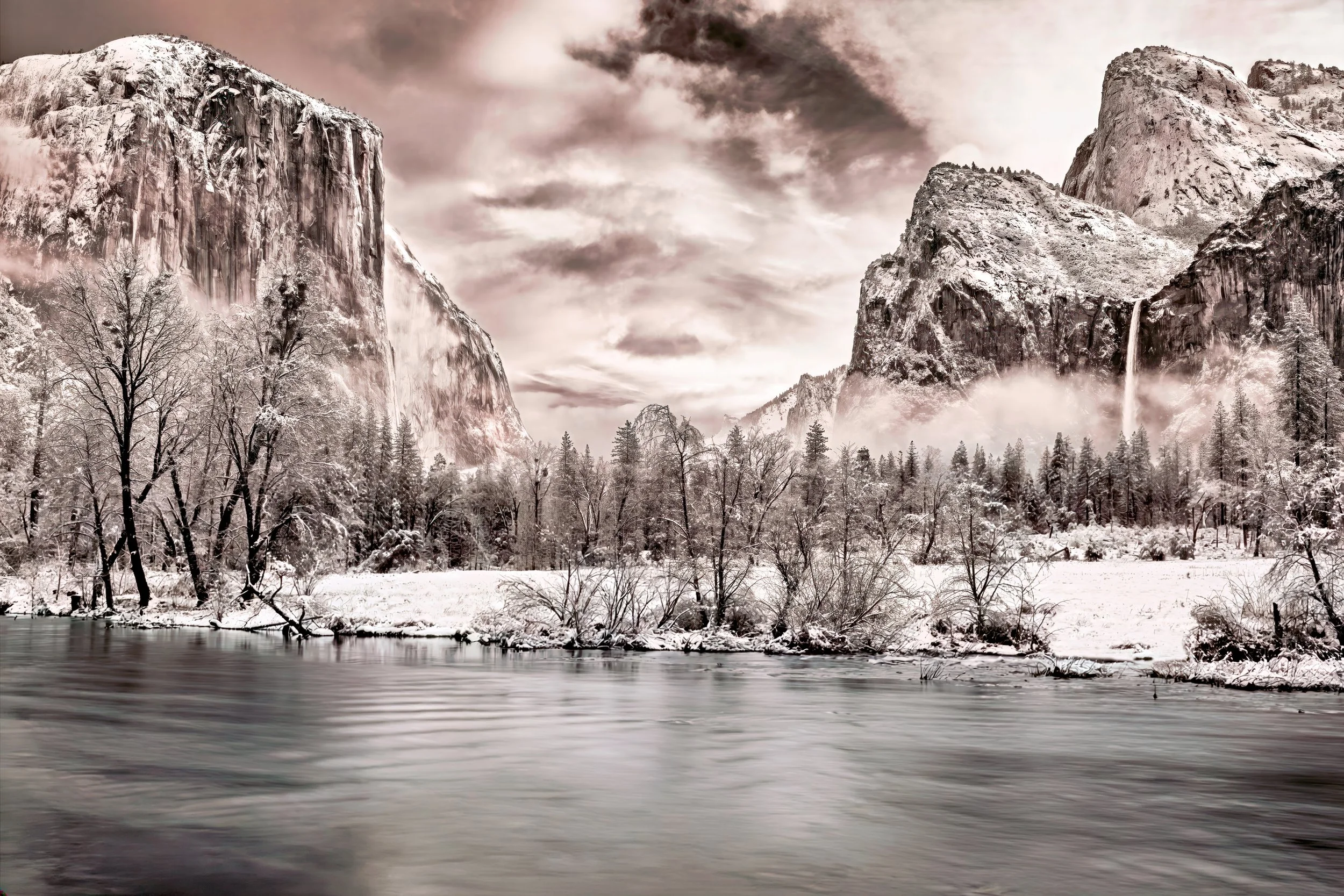 Winter Silence - Valley View, Yosemite National Park, California