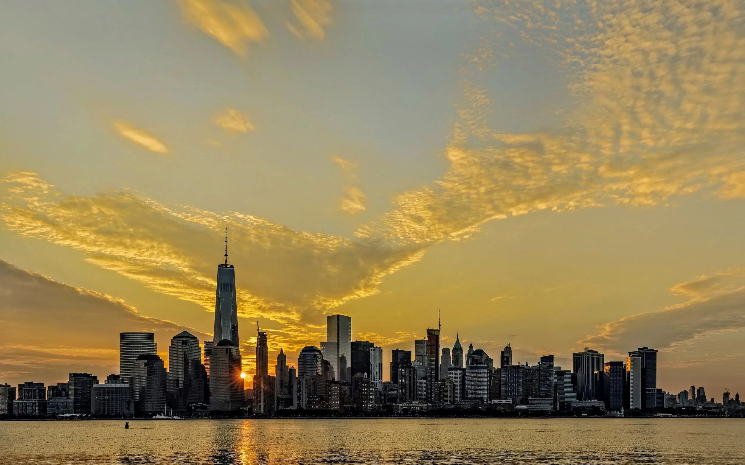 First Light - Lower Manhattan Skyline - New York, NY