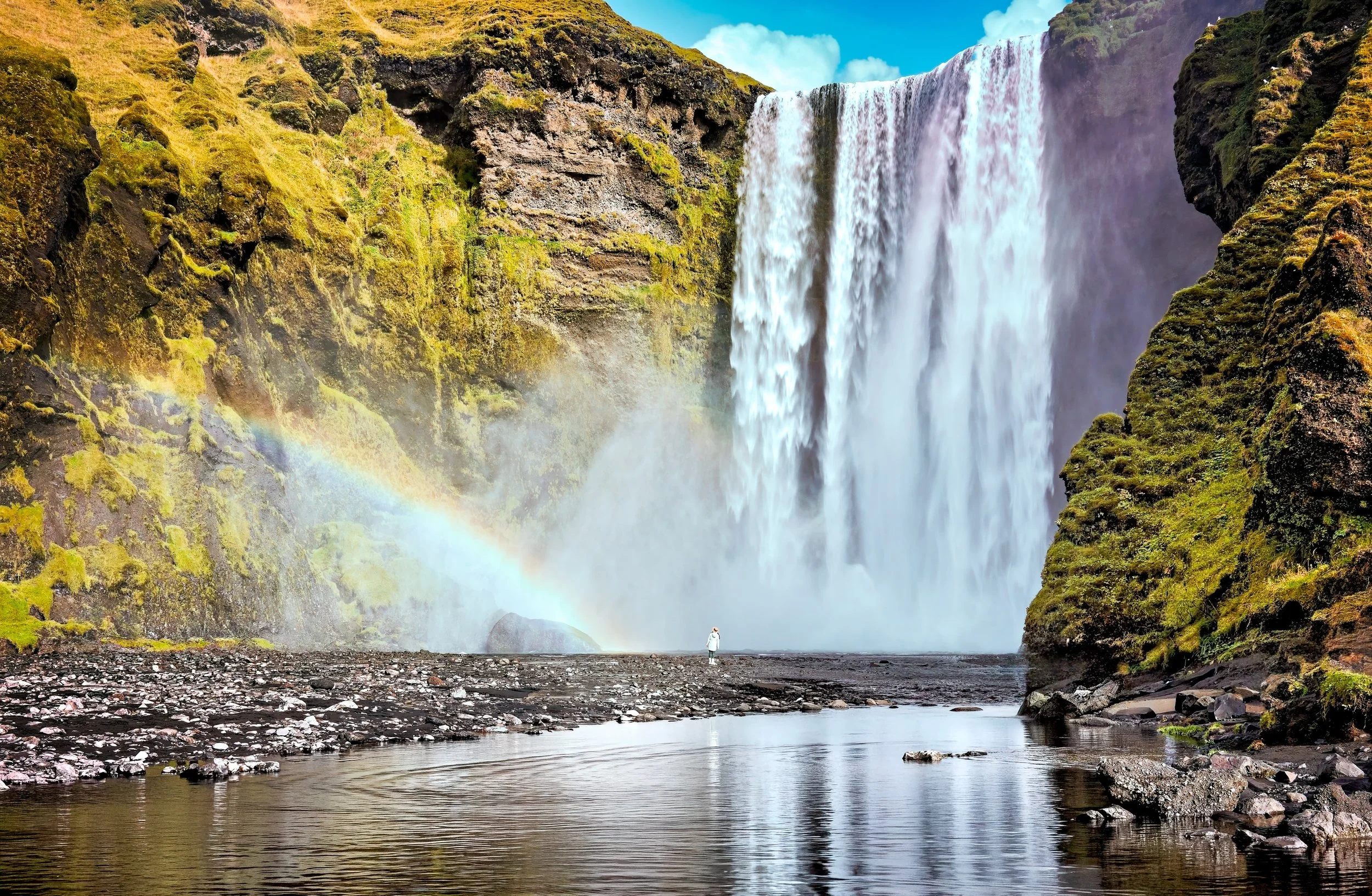 
Rainbow at Skógafoss - Skógafoss, South Coast, Iceland