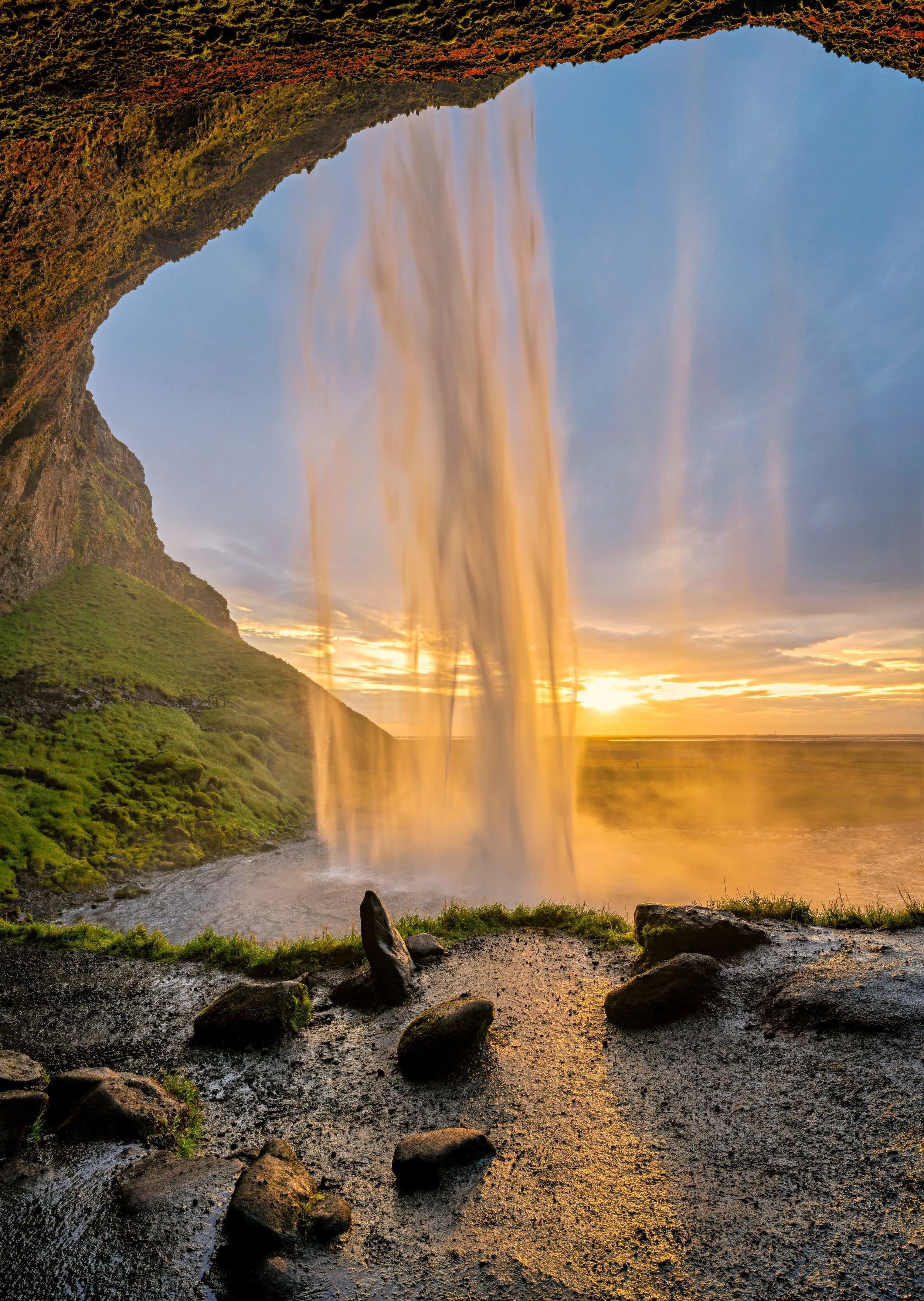 Golden Veil - Seljalandsfoss, South Coast, Iceland