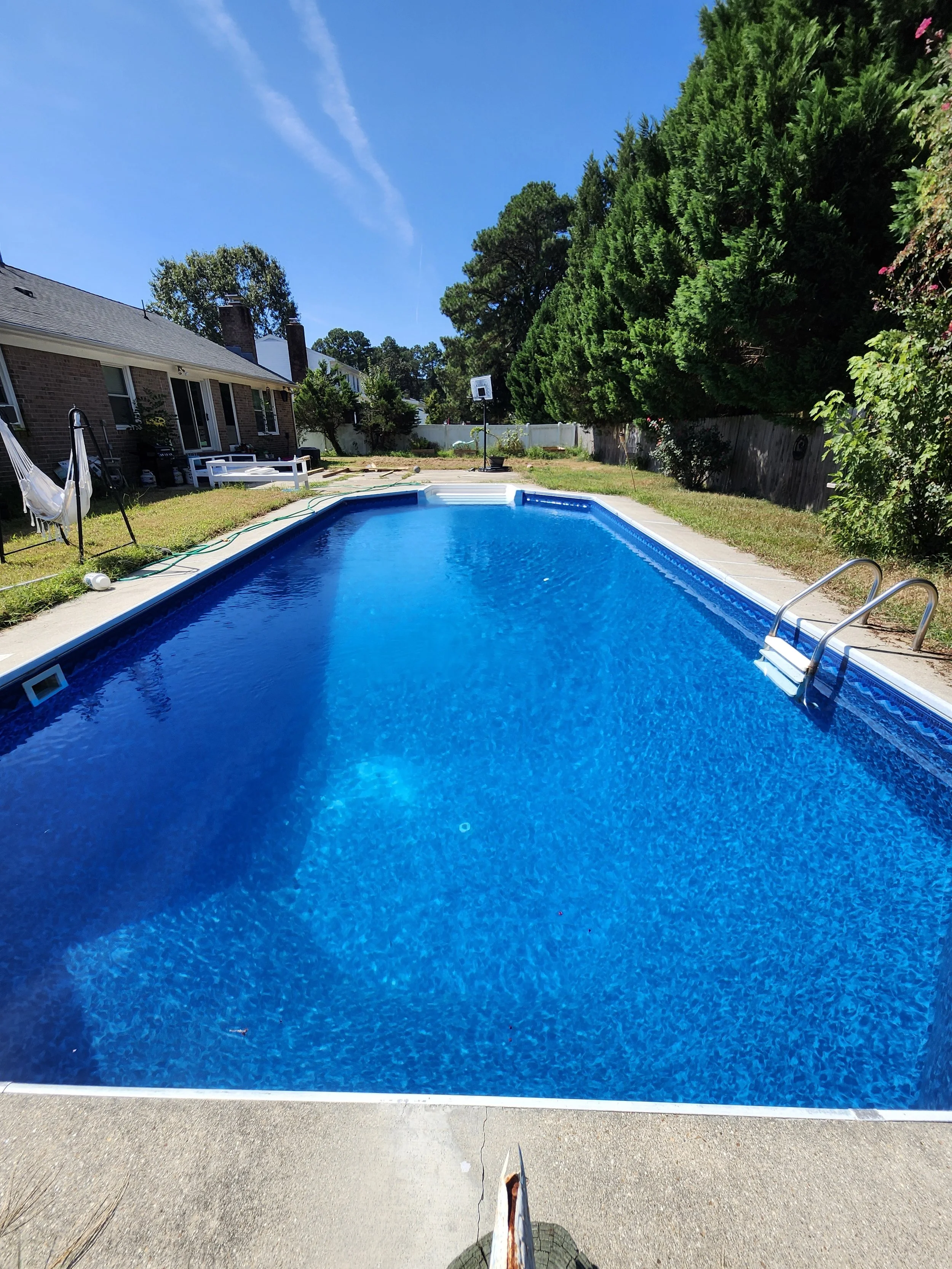 We alleviated some concern and stress for this person who just wanted to jump in their pool!