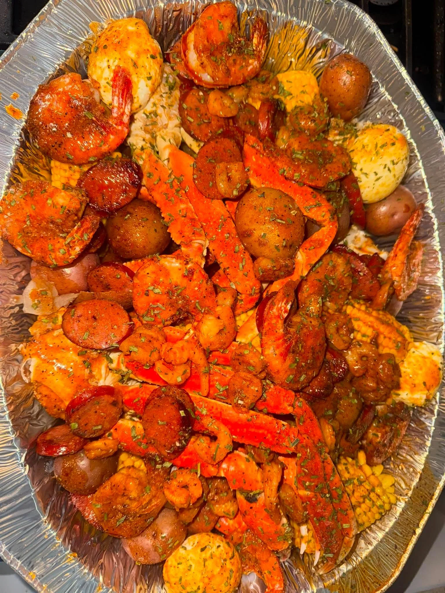 #12 - Seafood Boil Plate