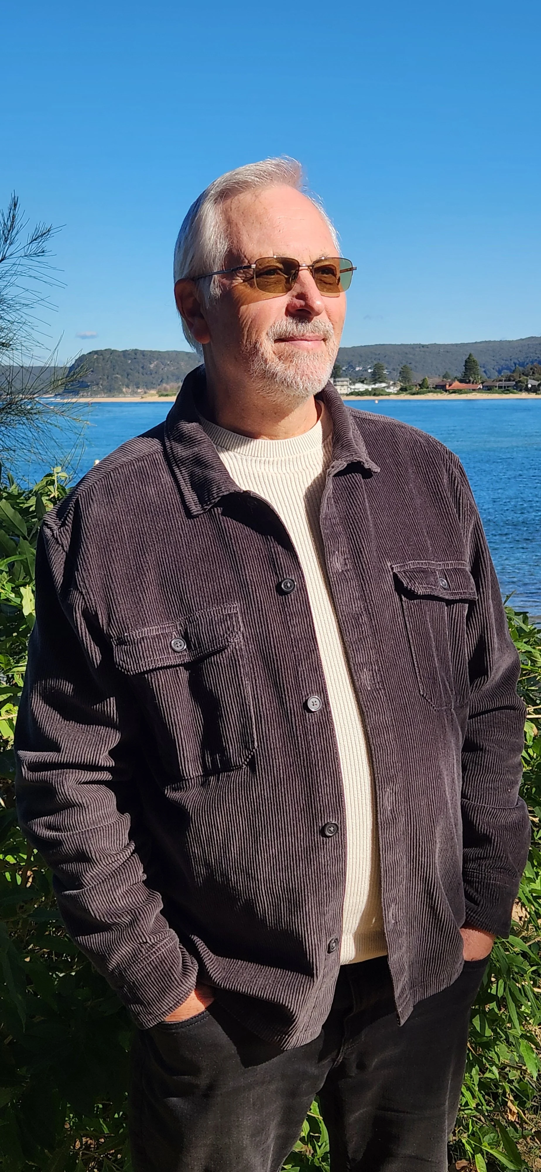 Graham at water