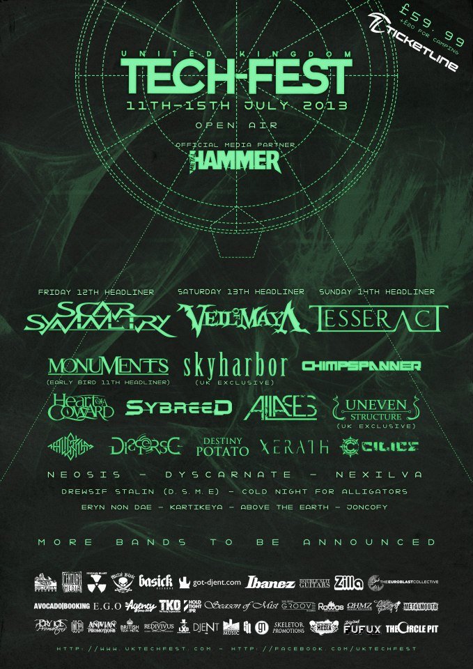 NEWS: UK Tech Metal Fest Lineup Announced!