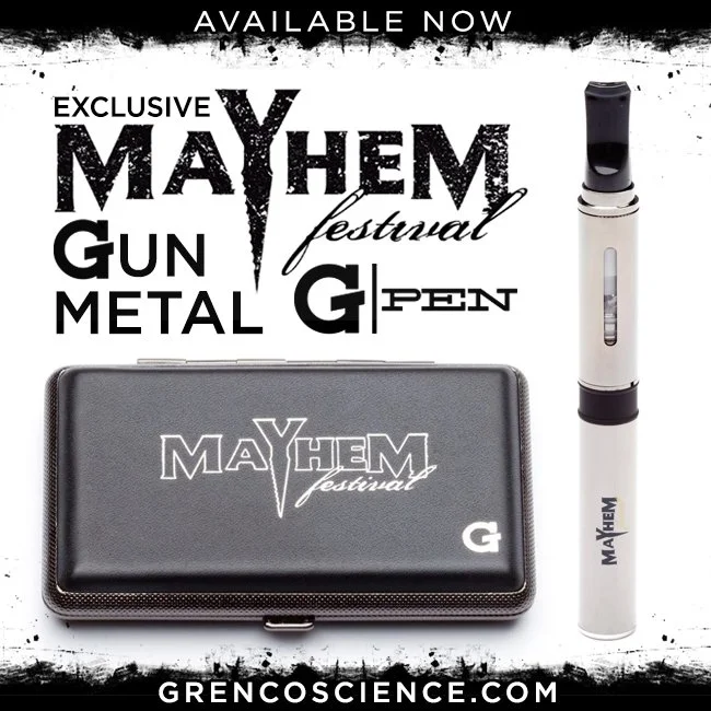Mayhem Festival Gunmetal G Pen Now Available Online!