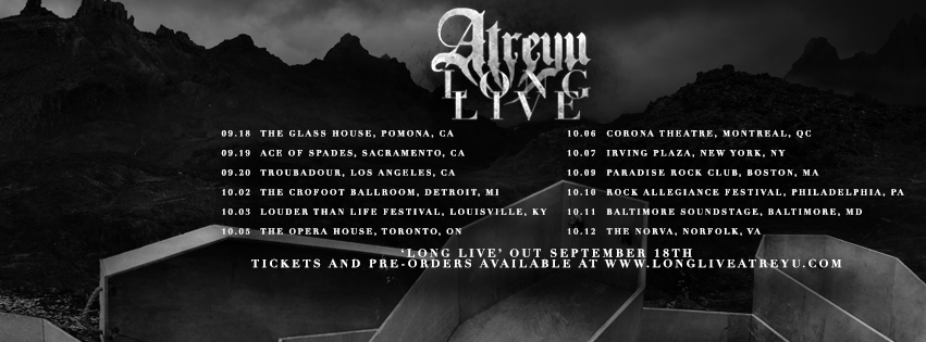 Review: Atreyu - Long Live