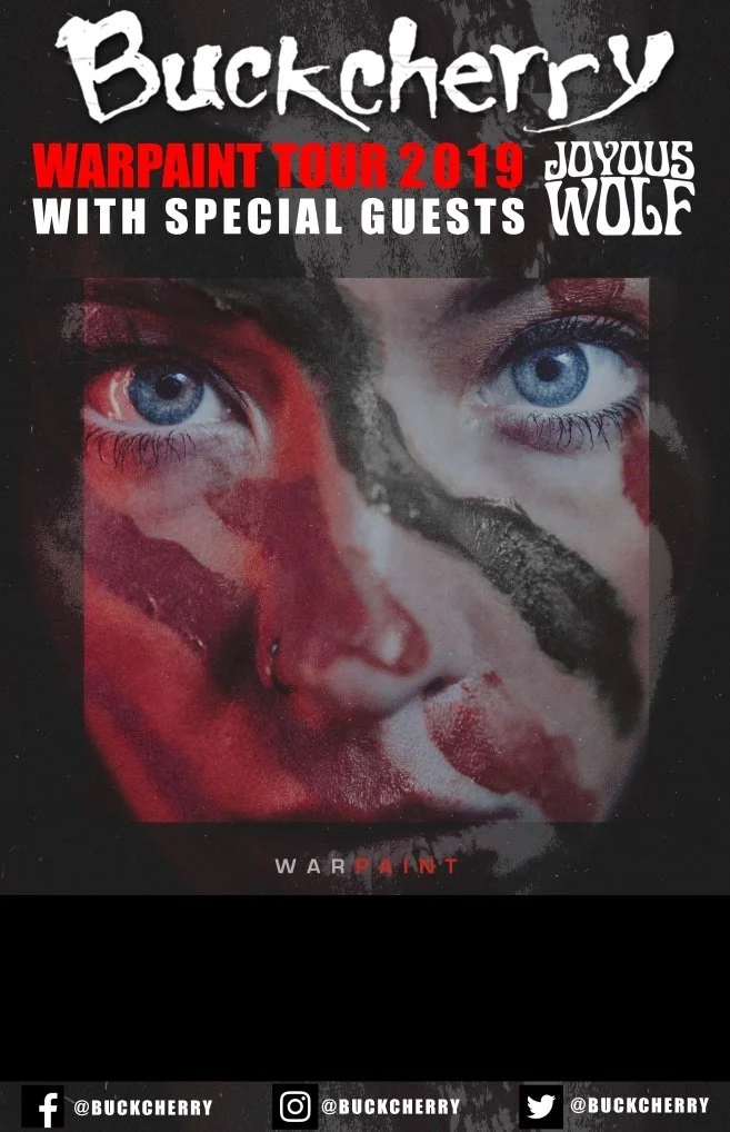 JOYOUS WOLF to Join BUCKCHERRY on WARPAINT TOUR!