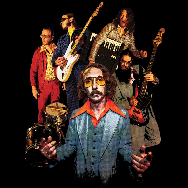 BLACK MAGIC FLOWER POWER Fuse Funk and Psych Rock with Retro-Visuals on “Funky Town Sex Machine”
