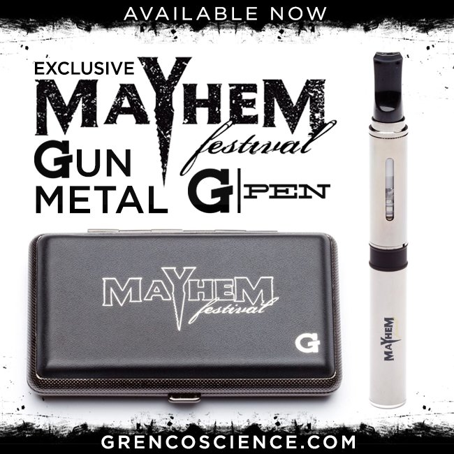 Mayhem Festival Gunmetal G Pen Now Available Online!
