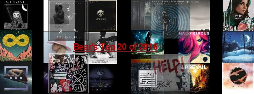 BearlySinister's Top Albums of 2016