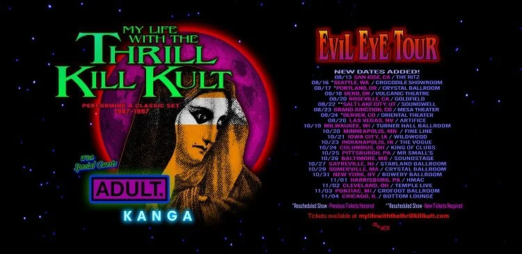 MY LIFE WITH THE THRILL KILL KULT Announce Replacement Dates to SUMMER 2023 EVIL EYE TOUR!