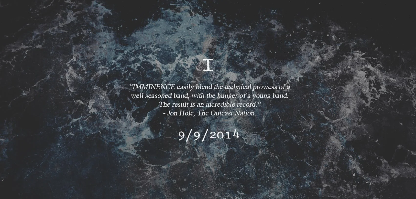 REVIEW: Imminence - I [2014]