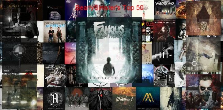 BearlySinister's Top 50 Albums of the Year