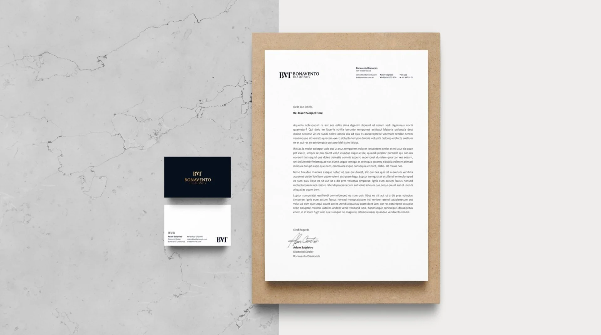 Bonavento Diamonds Stationary