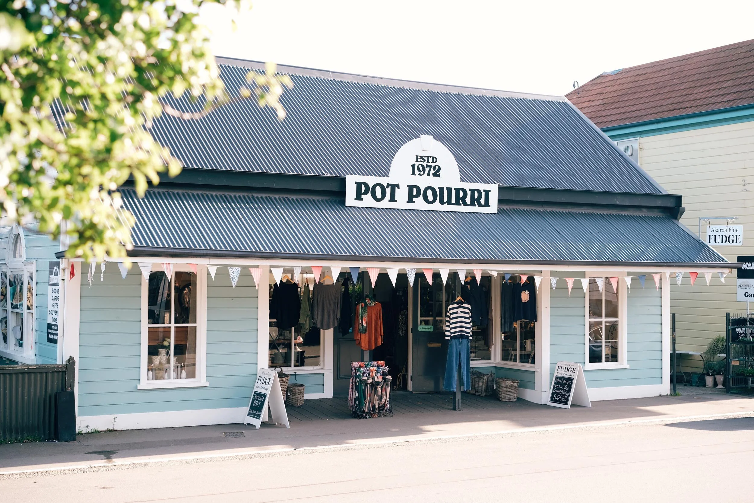 Pot Pourri, Akaroa - copyright photography Julia Atkinson-Dunn