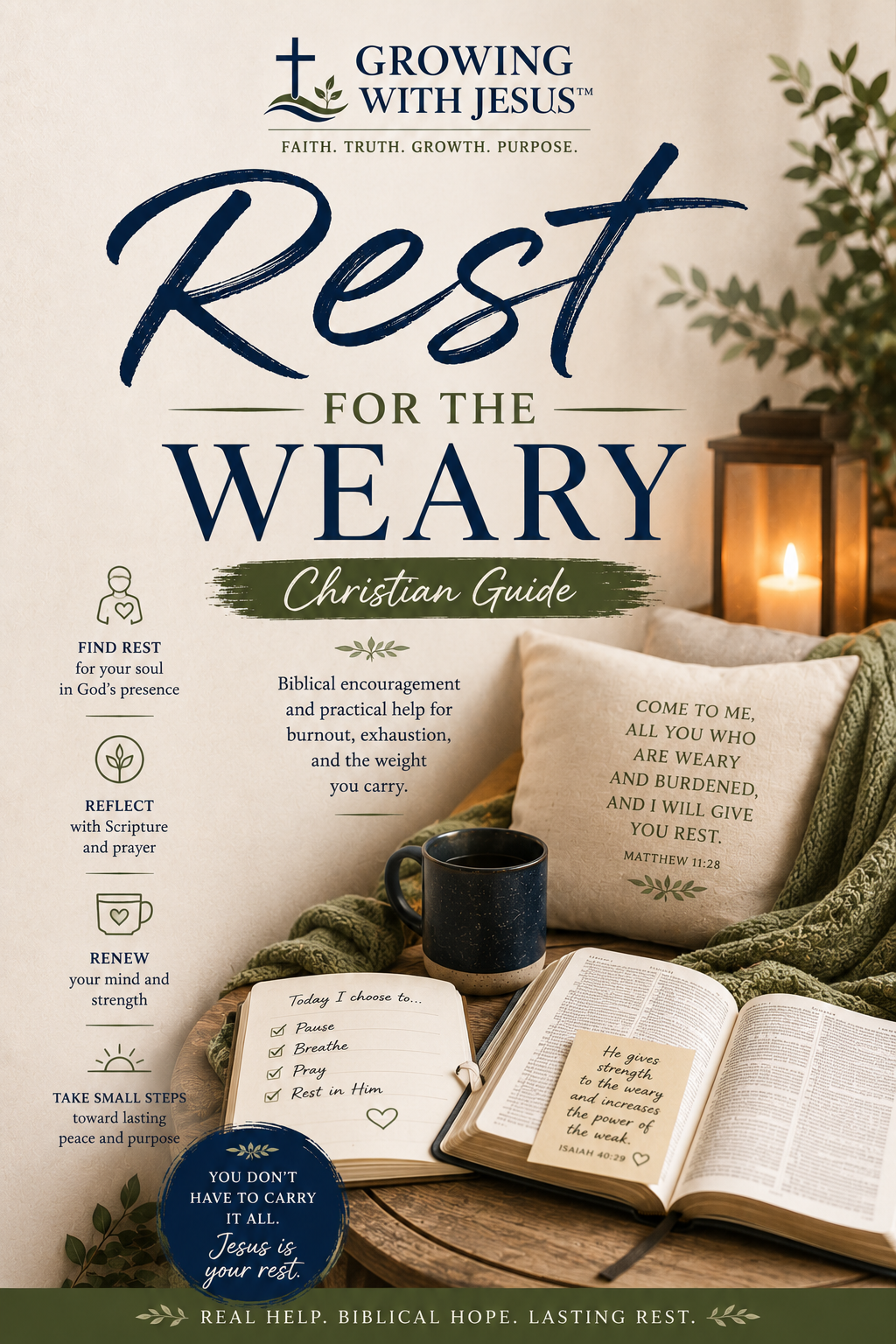 Rest for the Weary: A Christian Guide to Burnout, Rest, and Renewal