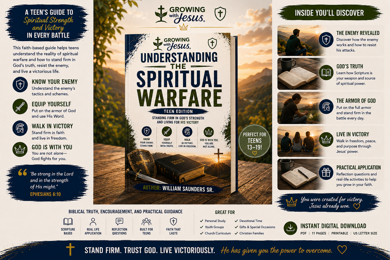 Understanding Spiritual Warfare for Teens - E-Book
