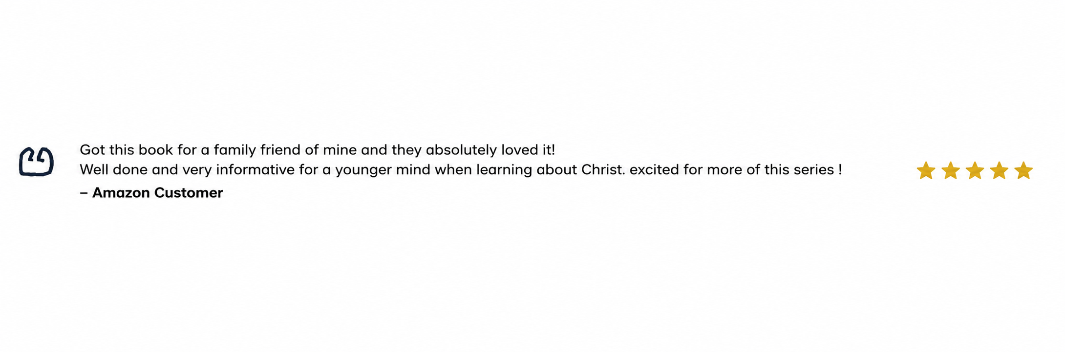 Screenshot of a book review with a quote and star ratings.