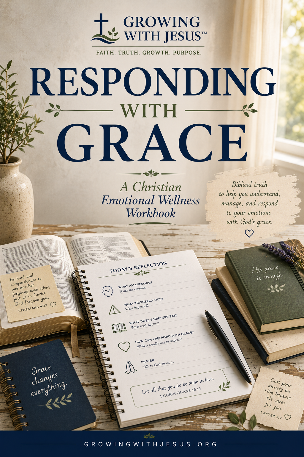 Responding With Grace: A Christian Emotional Wellness Workbook
