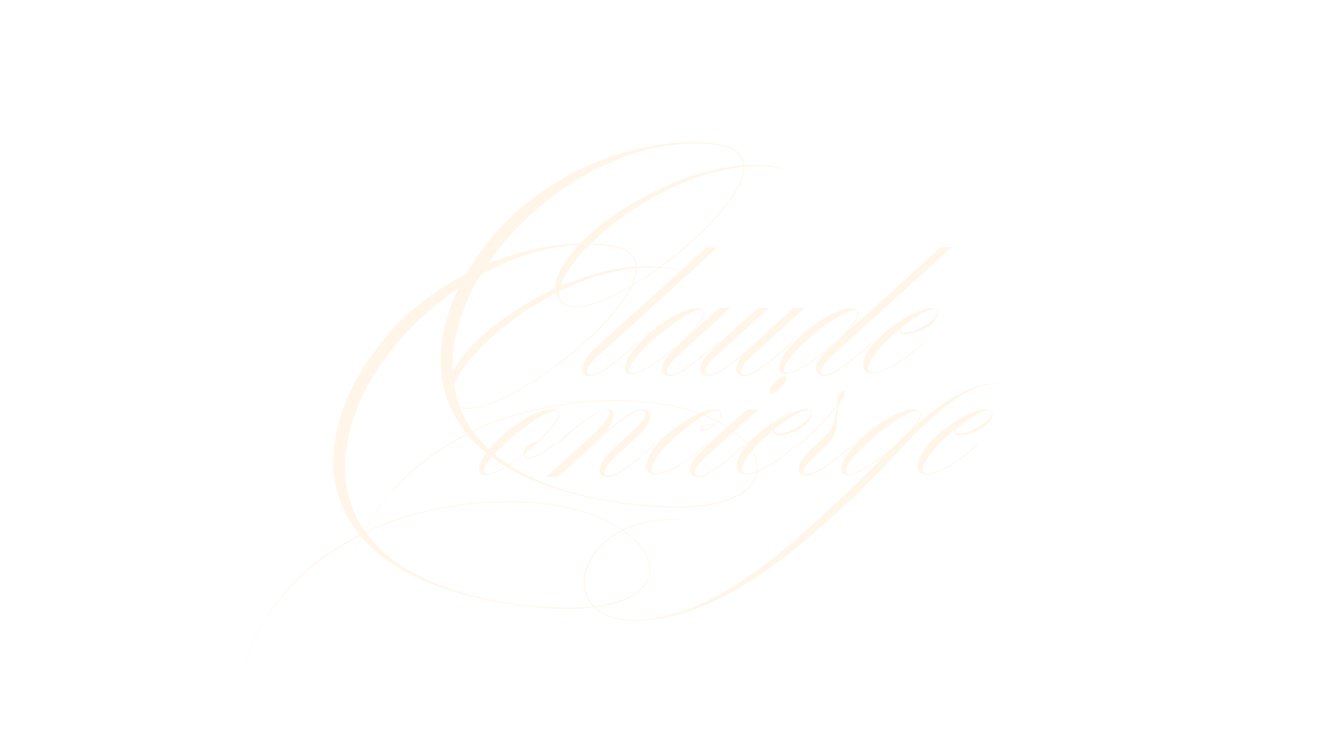 Elegant script logo that reads "Claude Monette" on a black background.