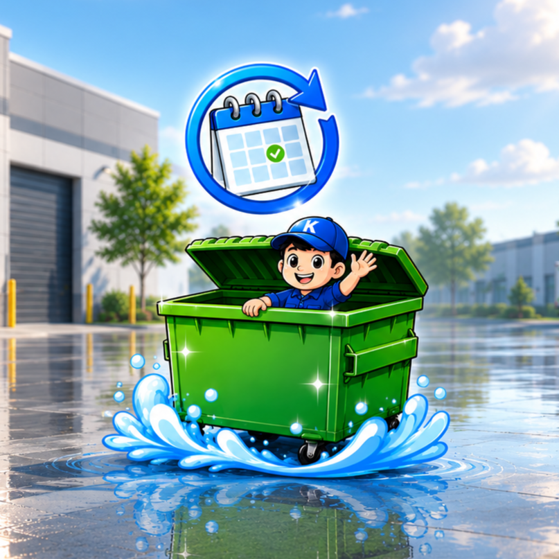 Dumpster Quarterly Cleaning