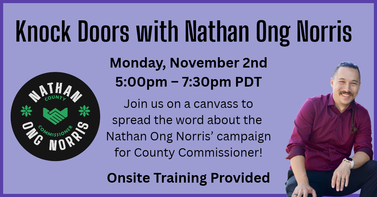 Knock Doors with Nathan Ong Norris
