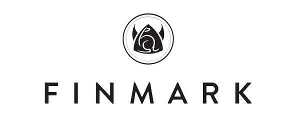 Finmark logo featuring a stylized fox head inside a circle with the word 'FINMARK' below it.