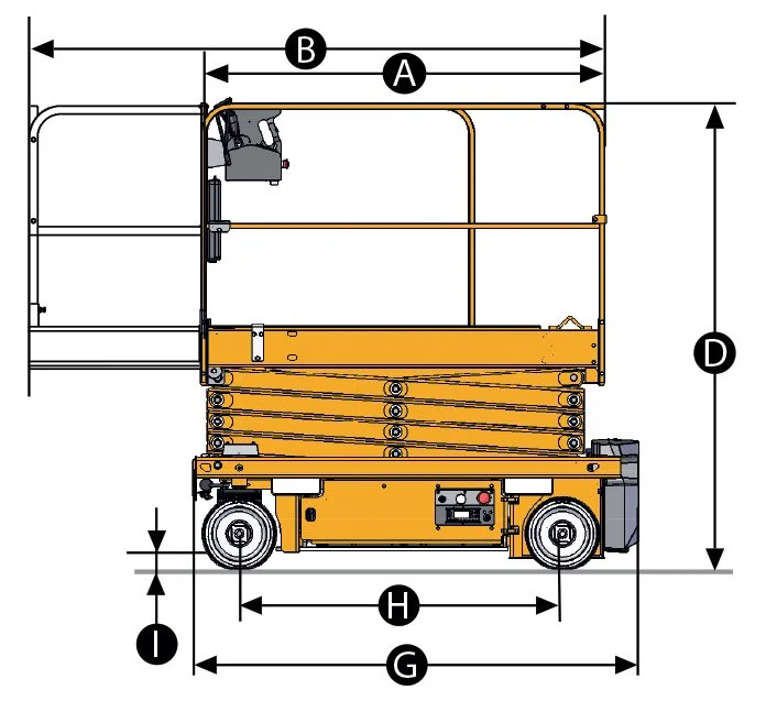 Opt8 Technical Drawing - Side View