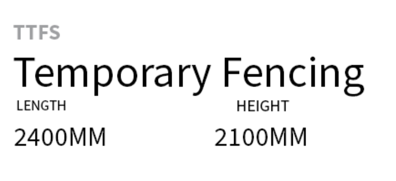 Temporary Fencing