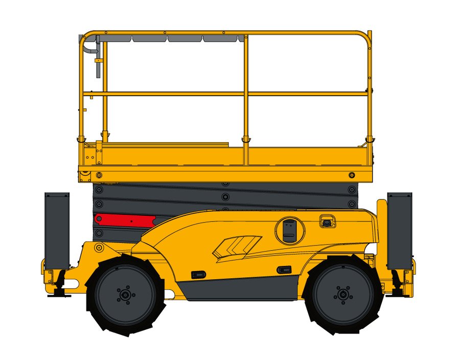 10DX Technical Drawing - Side