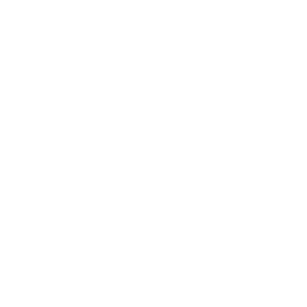 Black and white icon representing a microchip or circuit board with four circular connections.
