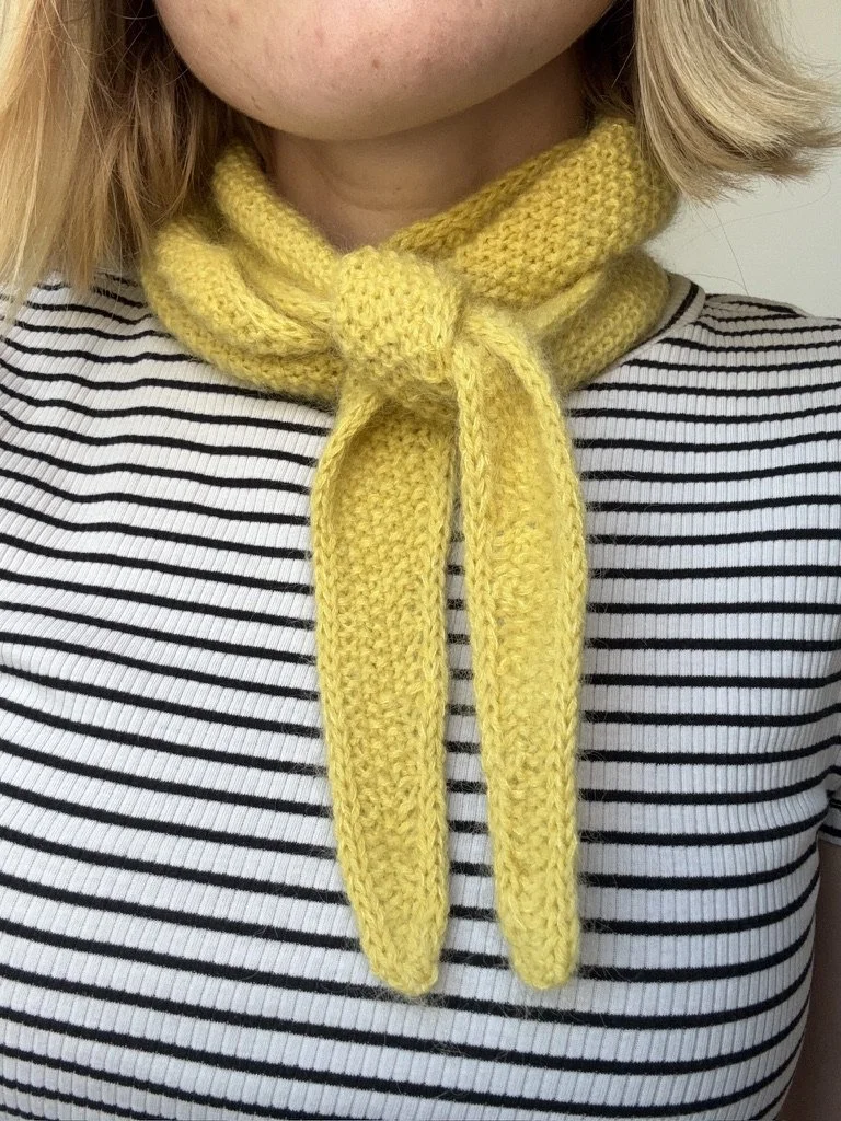 Lemon Peel Mini Scarf